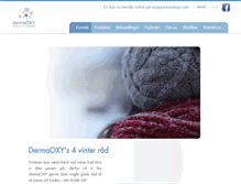 Tablet Screenshot of dermaoxy.com